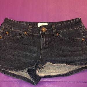 Blue jean shorts!